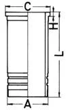 Válcové pouzdro KOLBENSCHMIDT 89862110 – OE 21020902 Válcové pouzdro KOLBENSCHMIDT 89862110 – OE 21020902