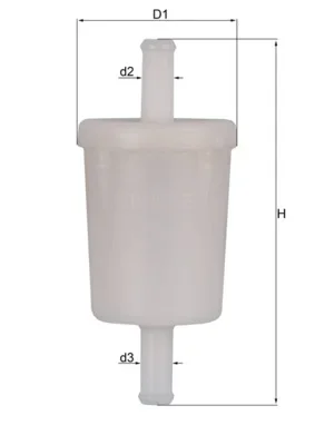 Palivový filtr MAHLE KL260OF