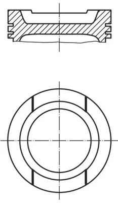 Píst MAHLE 0332002