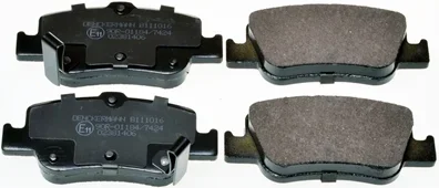 Sada brzdových destiček, kotoučová brzda DENCKERMANN B111016