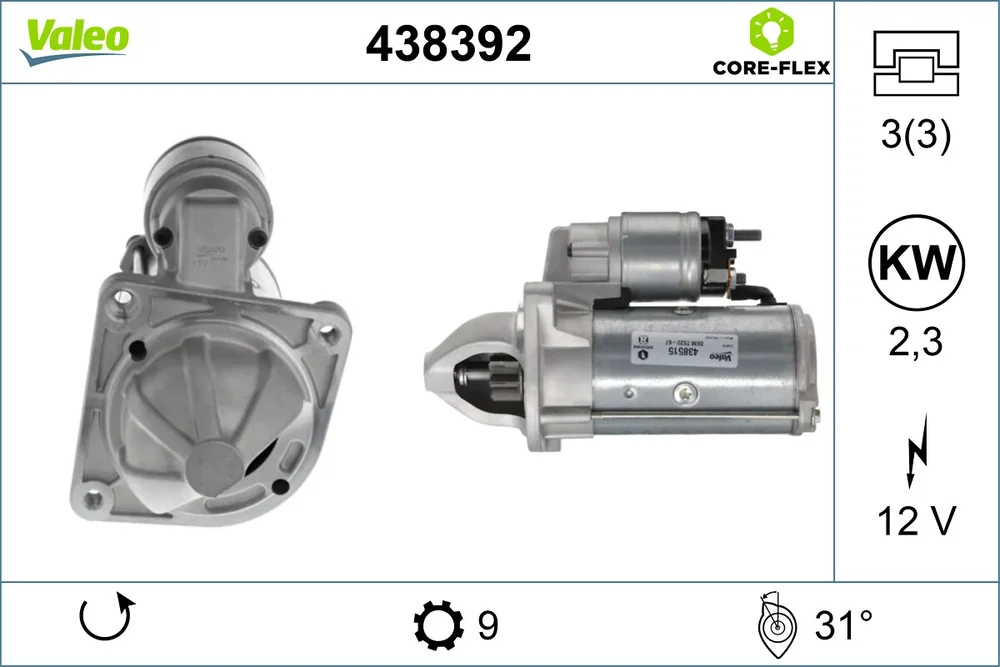 Startér VALEO 438392