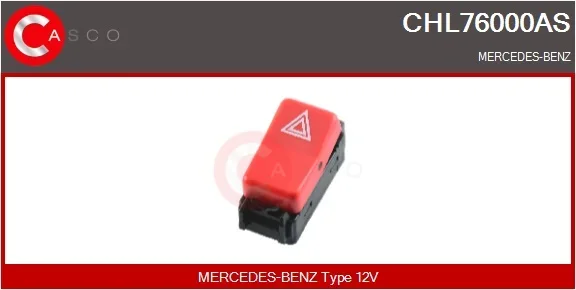 Vypínač výstražných blikačů CASCO CHL76000AS