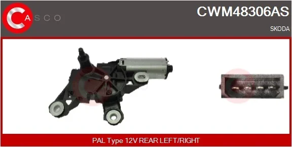 Motor stěračů CASCO CWM48306AS Motor stěračů CASCO CWM48306AS