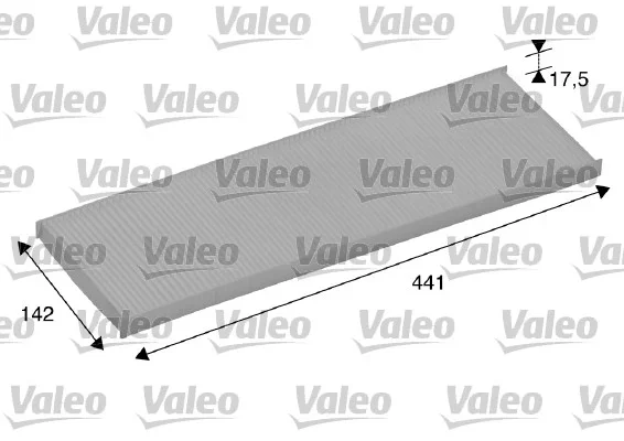 Filtr, vzduch v interiéru VALEO 698858