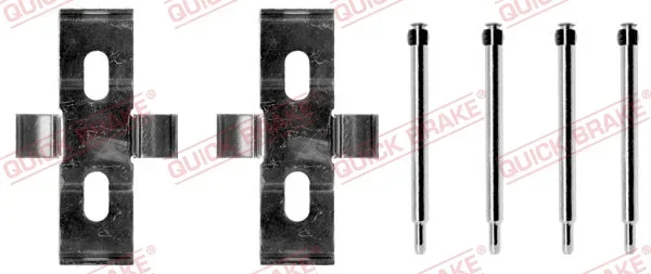 Sada prislusenstvi, oblozeni kotoucove brzdy QUICK BRAKE 109-1007