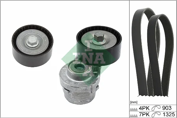 Sada žebrovaných klínových řemenů Schaeffler INA 529038610