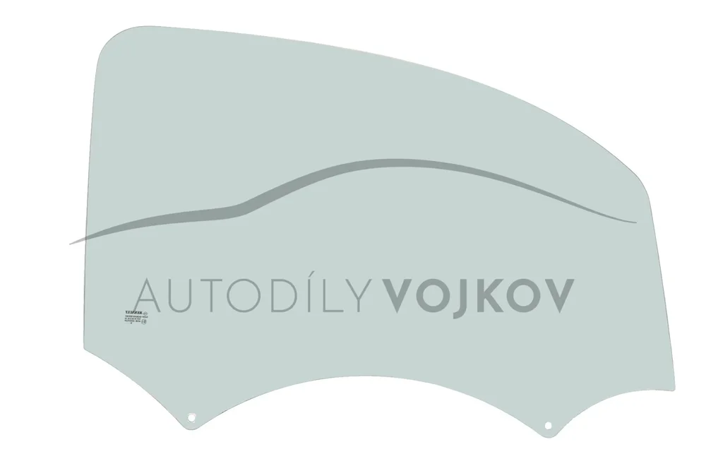 Pravé sklo předních dveří stahovací v:37424