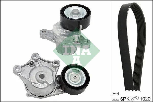 Sada žebrovaných klínových řemenů Schaeffler INA 529032310