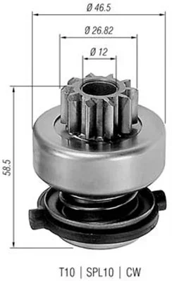 Pastorek, startér MAGNETI MARELLI 940113020149