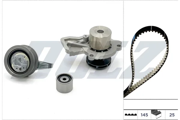 Vodní pumpa + sada ozubeného řemene DOLZ KD253