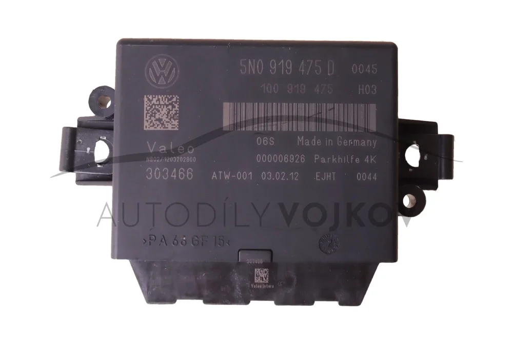 Řídící jednotka PDC 5N0919475D v:118355 Řídící jednotka PDC 5N0919475D v:118355