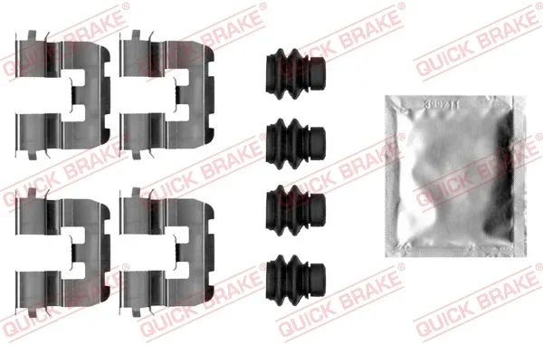 Sada prislusenstvi, oblozeni kotoucove brzdy QUICK BRAKE 109-0039