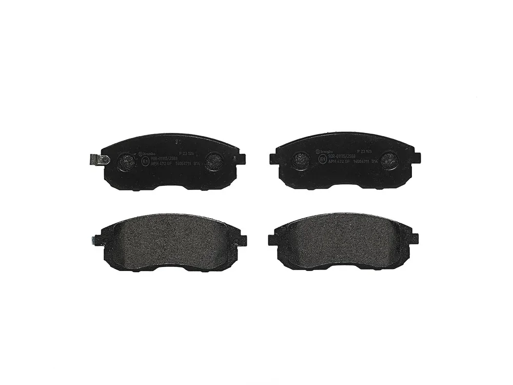 Sada brzdových destiček, kotoučová brzda BREMBO P23126