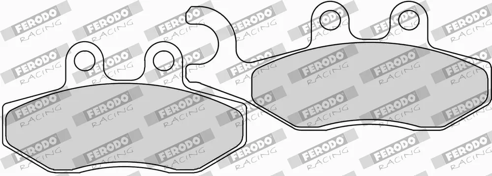 Sada brzdových destiček, kotoučová brzda FERODO RACING FDB2142EF