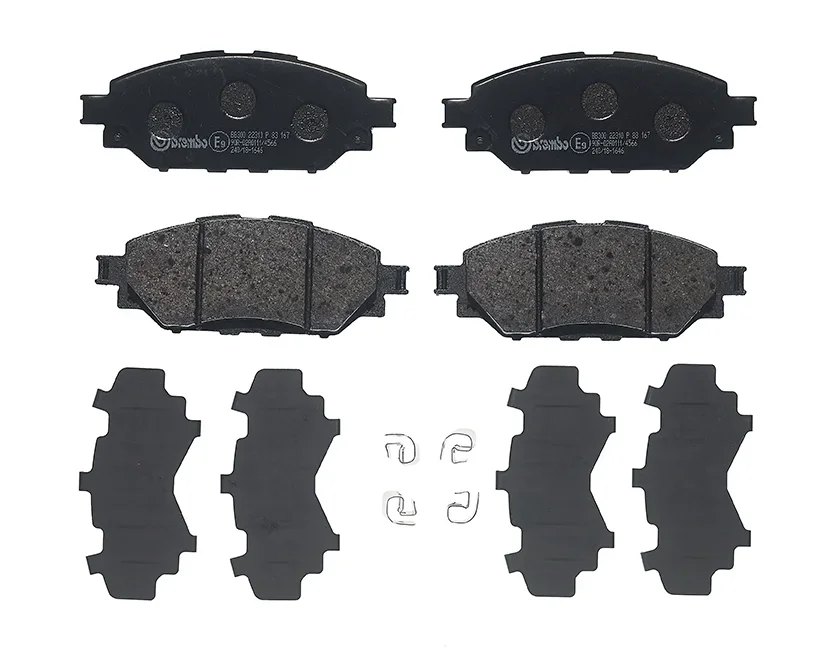 Sada brzdových destiček, kotoučová brzda BREMBO P83167