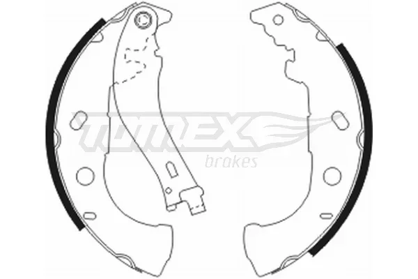 Sada brzdových čelistí Tomex Brakes TX20-52