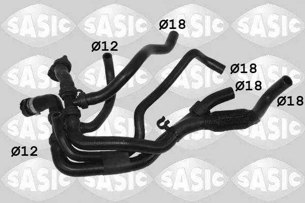 Hadice chladiče SASIC 3404200 – OE 924000004N Hadice chladiče SASIC 3404200 – OE 924000004N