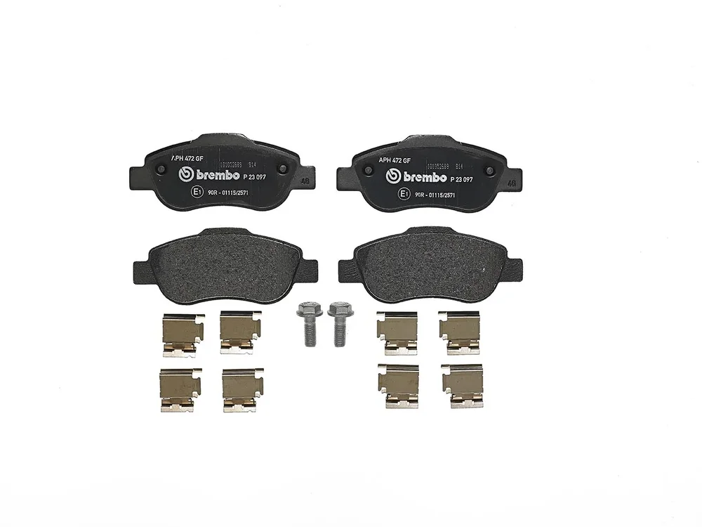 Sada brzdových destiček, kotoučová brzda BREMBO P23097