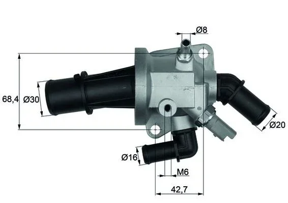 Termostat, chladivo MAHLE TI15388