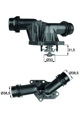 Termostat, chladivo MAHLE TI2585