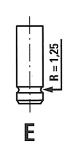 Sací ventil FRECCIA R6593/SNT – OE 13201-AU300