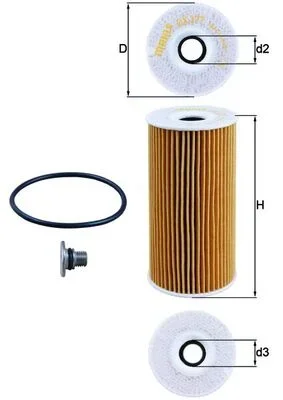Olejový filtr KNECHT OX377D