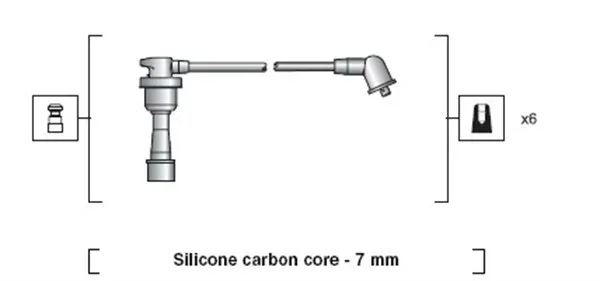 Sada kabelů pro zapalování MAGNETI MARELLI 941318111088