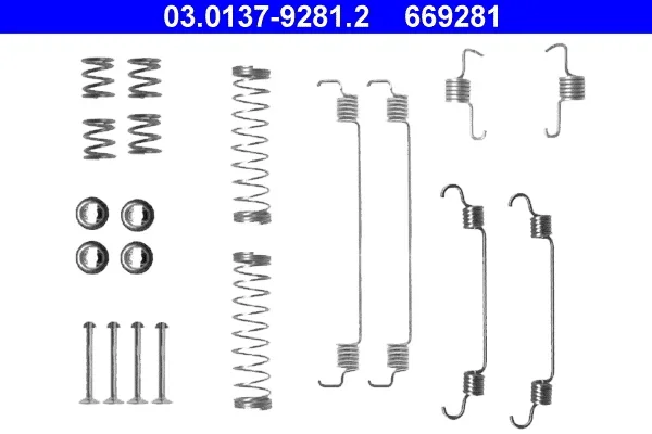 Sada prislusenstvi, brzdove celisti ATE 03.0137-9281.2 – OE 430869