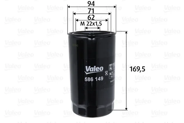 Olejový filtr VALEO 586149 – OE 2995561