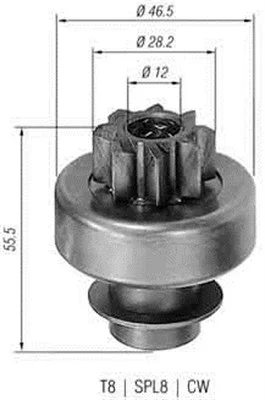 Pastorek, startér MAGNETI MARELLI 940113020130 Pastorek, startér MAGNETI MARELLI 940113020130