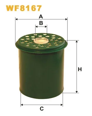 Palivový filtr WIX FILTERS WF8167 – OE 7701204497