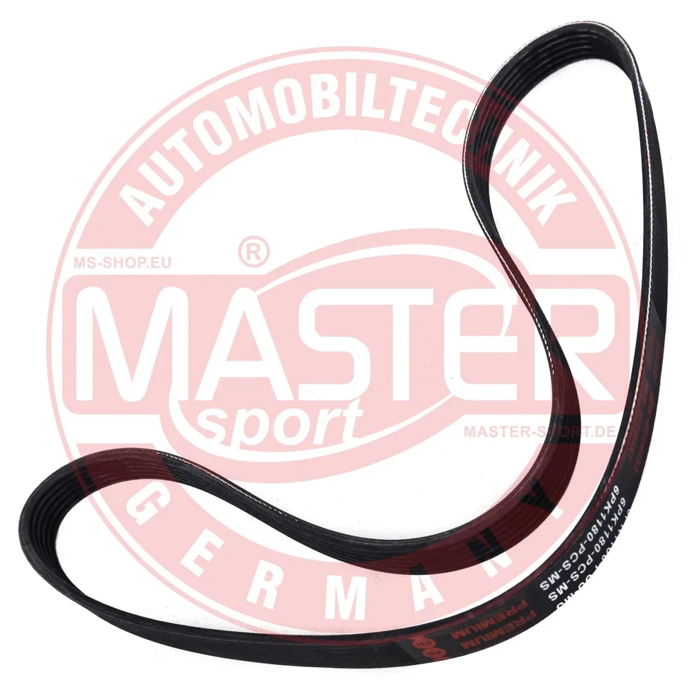 Drážkový remeň MASTER-SPORT GERMANY 6PK1180-PCS-MS Drážkový remeň MASTER-SPORT GERMANY 6PK1180-PCS-MS