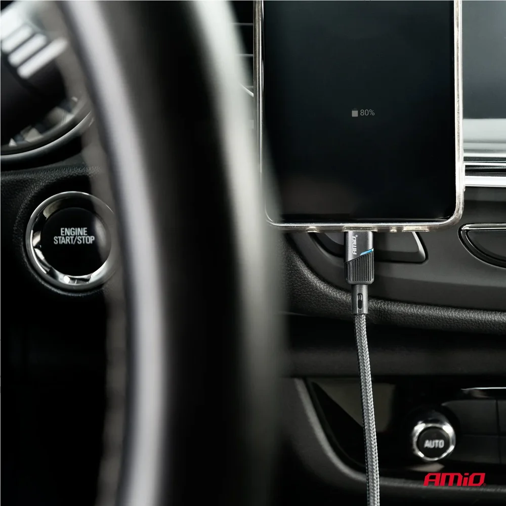 Kabel USB na USB-C 3A 100cm FullLINK AMIO-03923 - Obrázek 2