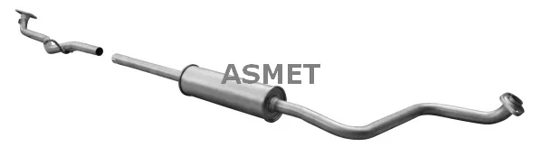 Střední tlumič výfuku ASMET 20.040 – OE 174100J032 Střední tlumič výfuku ASMET 20.040 – OE 174100J032
