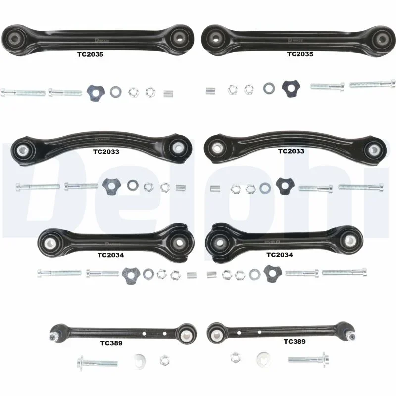 Sada na opravy, příčné závěsné rameno DELPHI TC1600KIT Sada na opravy, příčné závěsné rameno DELPHI TC1600KIT