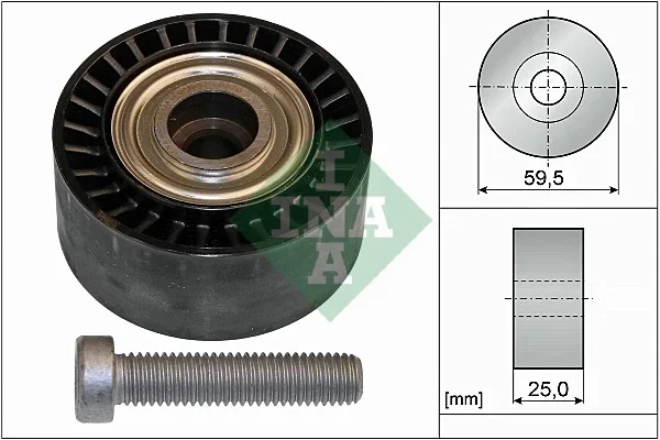 Vratna/vodici kladka, klinovy zebrovy remen Schaeffler INA 532043310
