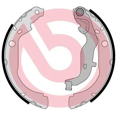 Sada brzdových čelistí BREMBO S68549