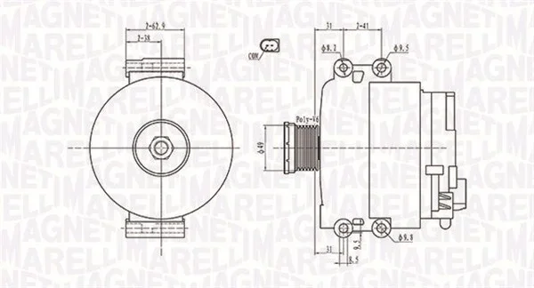 generátor MAGNETI MARELLI 063731774010