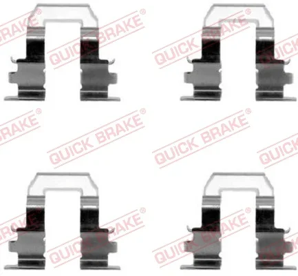 Sada prislusenstvi, oblozeni kotoucove brzdy QUICK BRAKE 109-1255