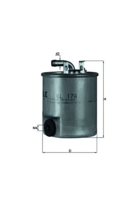 Palivový filtr MAHLE KL174