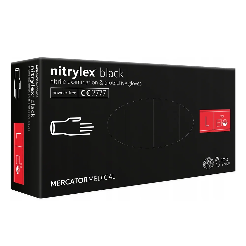 Nitrilové rukavice Nitrylex Basic vel. L, 100 ks MERCATOR MER13429