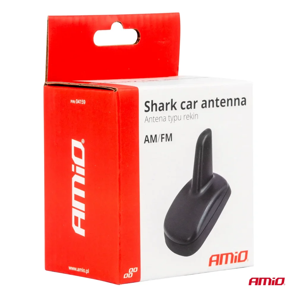 Autoanténa žraločí ploutev s DIN zástrčkou AMiO-04159 - Obrázek 5