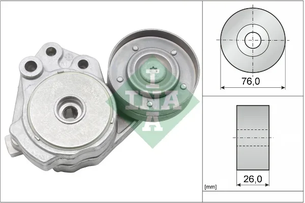 Napinaci rameno, zebrovany klinovy remen Schaeffler INA 534037410