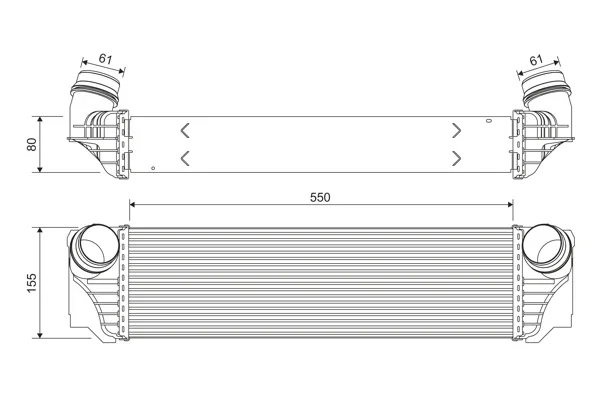 Chladič turba VALEO 818367
