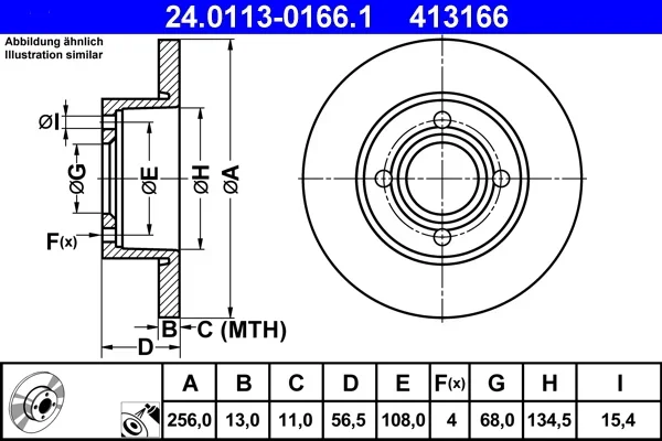 Brzdové kotouče Starline PB1408 Brzdové kotouče Starline PB1408