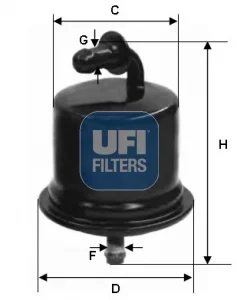 Palivový filtr UFI 31.724.00 – OE 15410-72F00