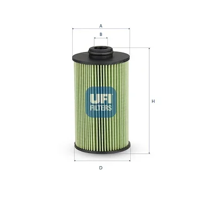 Palivový filtr UFI 26.077.00 – OE 16901-RL0-G01