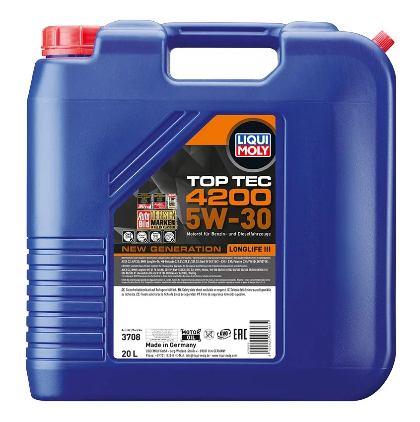 Motorový olej top tec 4200 5w-30 new generation LIQUI MOLY 3708