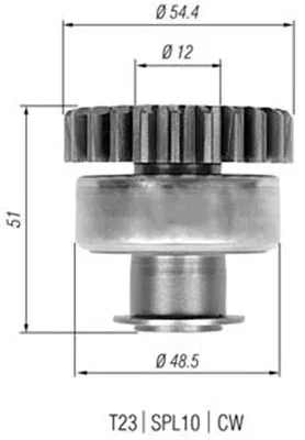 Pastorek, startér MAGNETI MARELLI 940113020328 – OE F5BU11350AA Pastorek, startér MAGNETI MARELLI 940113020328 – OE F5BU11350AA