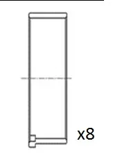 Ojniční ložisko FAI AutoParts BB2085-STD
